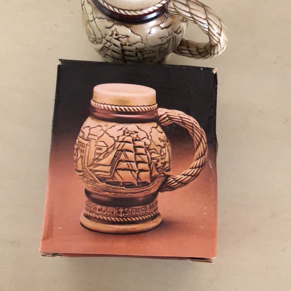 NIB 1982 Avon limited edition ship design beer stein handcrafted in Brazil. - Picture 8 of 16